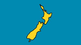 Map of New Zealand