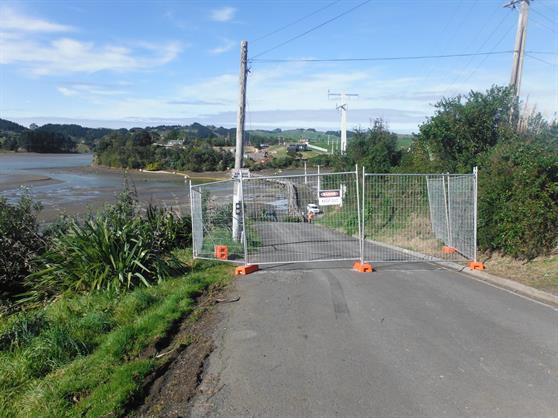 New bridge in Raglan before construction started